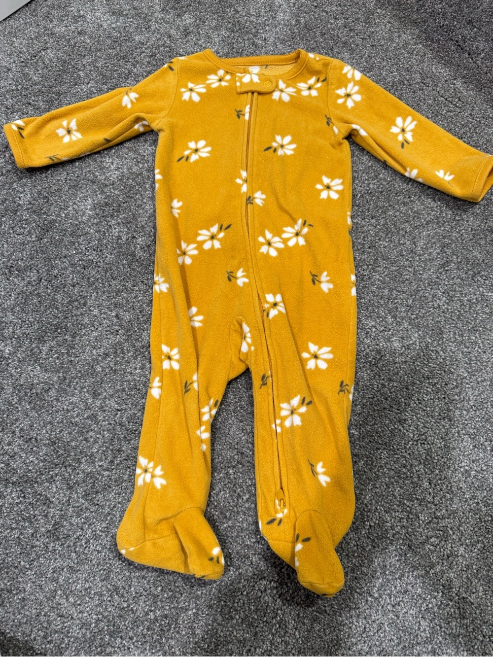 Carters fleece PJ onesie